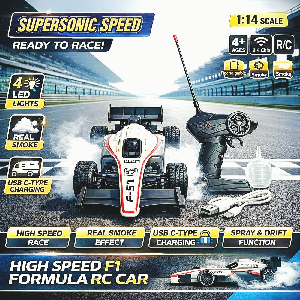 F1 remote control charging car