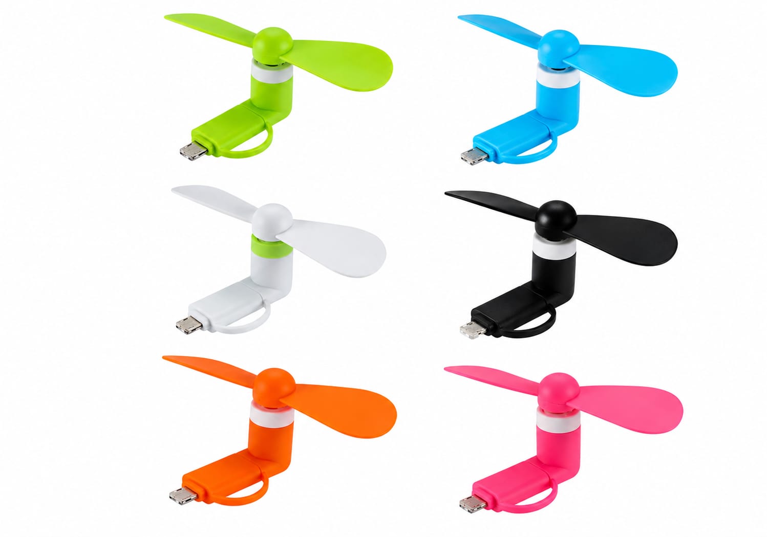 Mini USB Rechargeable Portable Fan – 360° Rotating Handheld Cooling Fan
