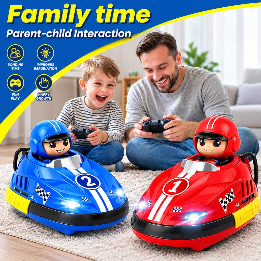 Turbo Clash Remote Control Bumper Car – 2.4GHz RC Collision Racing Car