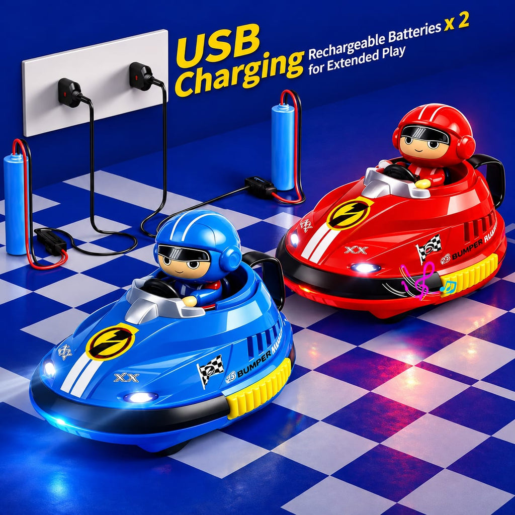 Turbo Clash Remote Control Bumper Car – 2.4GHz RC Collision Racing Car